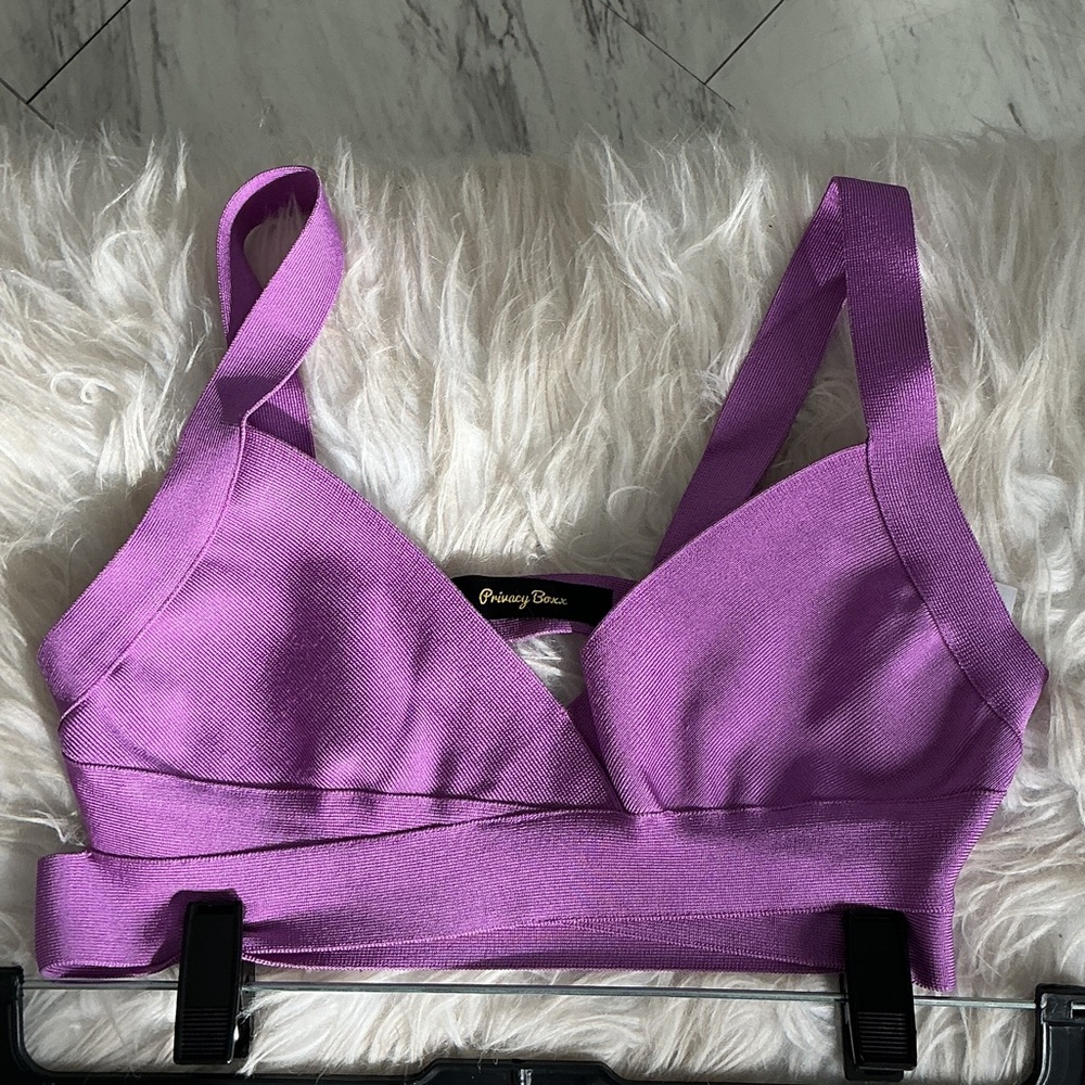 Chic Purple Bra by